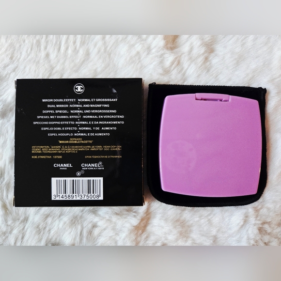 CHANEL Lavender Double Mirror With Box - Picture 4 of 5